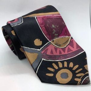 Serica Abstract Silk Tie made in Italy